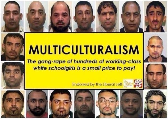 diversity multiculturalism gang rape school girls small price to pay Islam Moslem